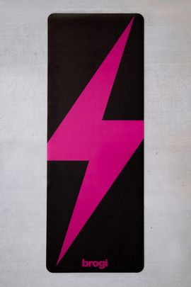 Brogi Yoga Brogi Yoga Lightning Bolt Rubber Yoga Mat at Urban Outfitters