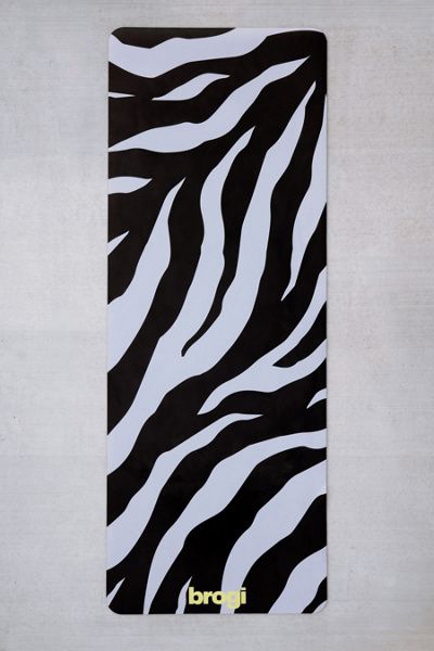Brogi Yoga Brogi Yoga Zebra Rubber Yoga Mat in Oyster at Urban Outfitters