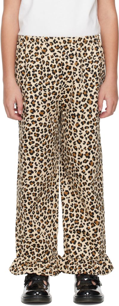Broken Telephone Broken Telephone SSENSE Exclusive Kids Beige & Brown Moe Trousers