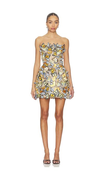 Bronx and Banco Bronx and Banco Bella Butterfly Maraya Strapless Mini Dress