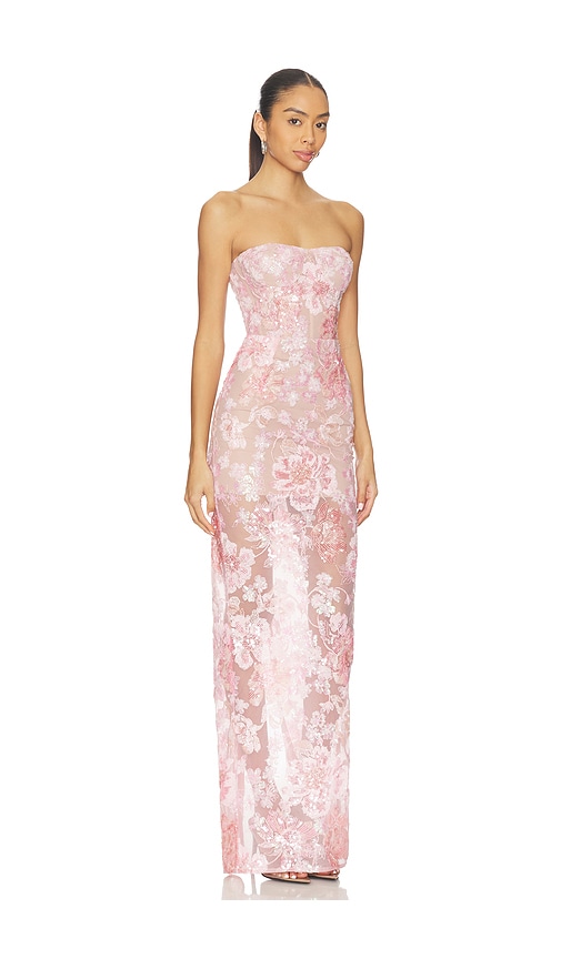 dahlia maxi dress bronx and banco Bronx Banco Dahlia Sequined Maxi Dress