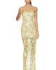 Bronx and Banco Bronx and Banco Daffodil Sequin Dahlia Strapless Maxi Dress - 1
