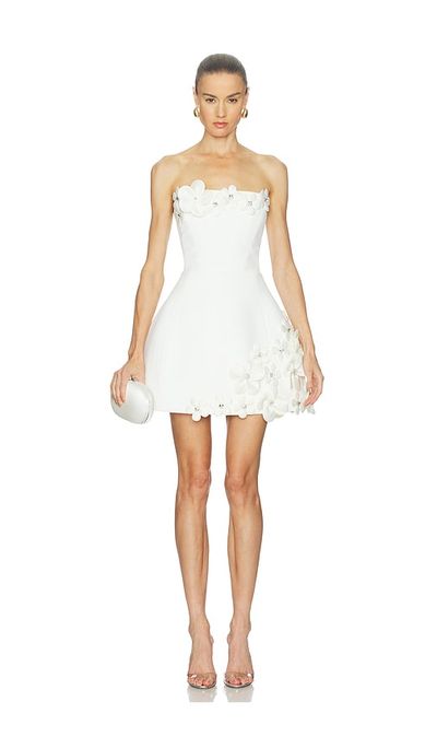 Bronx and Banco Bronx and Banco Estelle Floral Strapless Mini Dress