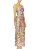 Bronx and Banco Bronx and Banco Iris Floral Maraya Strapless Ankle Dress - 2