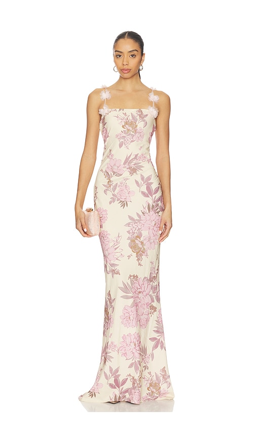 Bronx and Banco - Magnolia Rosie Off The Shoulder Column Gown