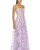 Bronx and Banco Bronx and Banco Midnight Embroidered Floral Gown - 2