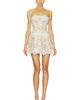 Bronx and Banco Bronx and Banco Paris Strapless Lace & Embellished Mini Dress - 2