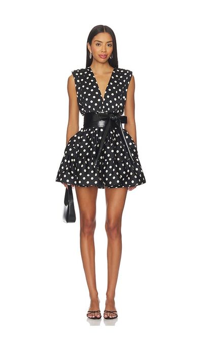 crossover mini dress Christina Cross Over Mini Dress / Black | MESHKI