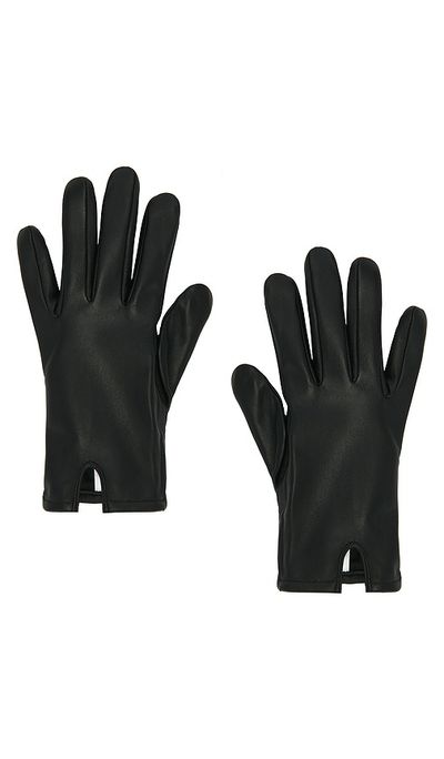 Bronx and Banco Bronx and Banco Short Faux Leather Gloves