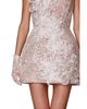 Bronx And Banco Bronx And Banco Strapless 3D Metallic Floral Mini Dress - 3