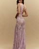 Bronx and Banco Naia Silk Lace Cutout Gown - 2