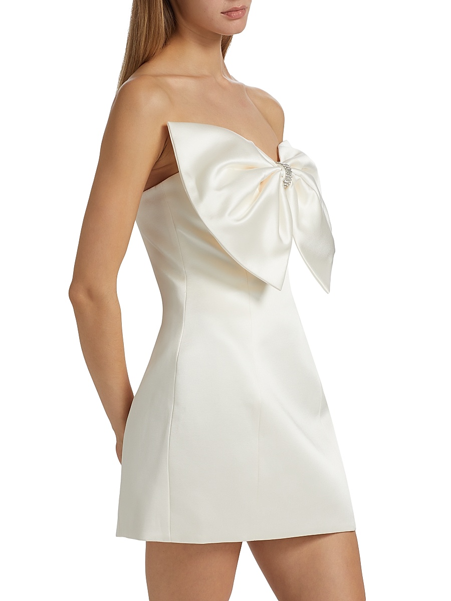 evie satin mini dress Bronx and Banco