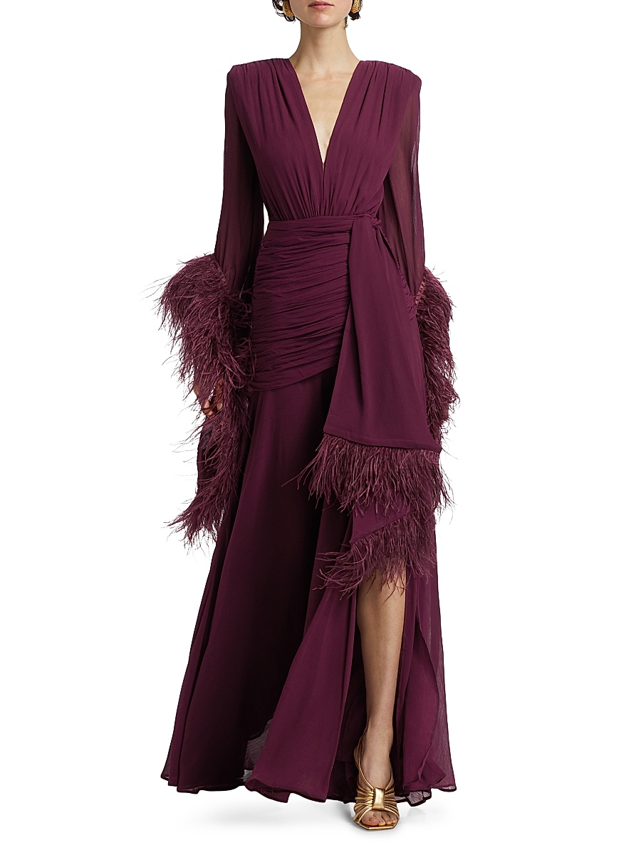 geisha prom dress Geisha Maxi Dress in Lilac