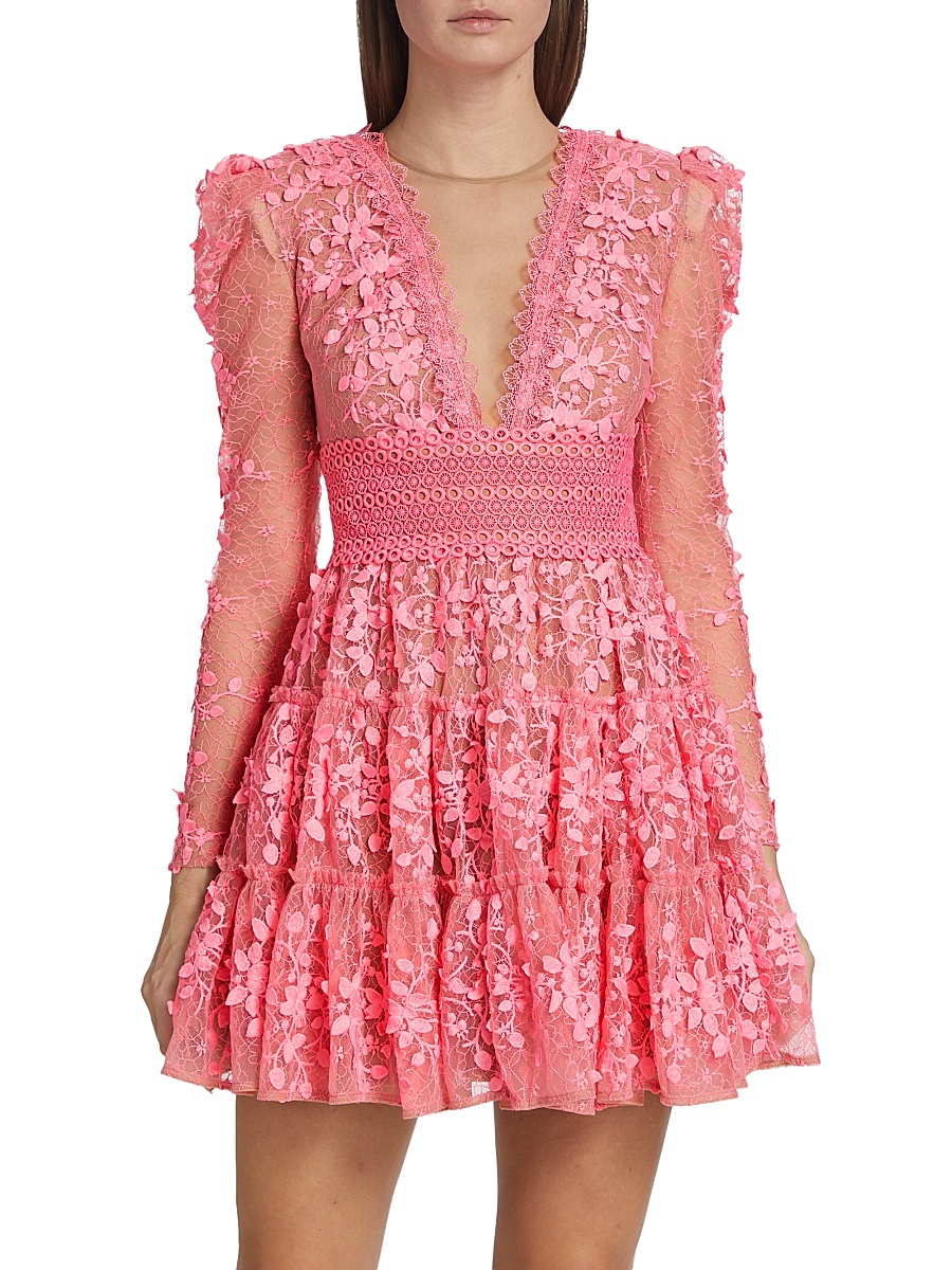 bronx and banco megan mini dress Women's - Powder Blue This romantic puff Bronx and Banco - Women's