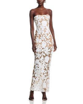 Bronx Banco Bronx And Banco Dahlia Strapless Maxi Dress