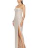 Bronx Banco Bronx Banco Allegra Pearl Veronica Maxi Dress With Slit - 2