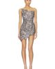 Bronx Banco Bronx Banco Asymmetric Strapless Embellished Mini Dress - 1