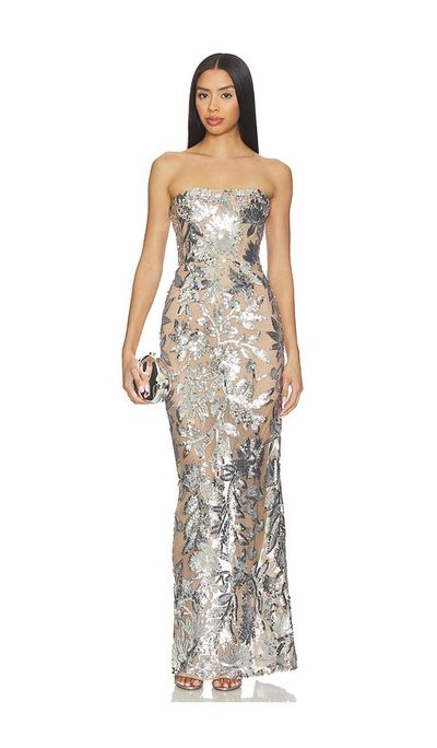 Bronx Banco Bronx Banco Dahlia Strapless Maxi Dress