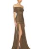 Bronx Banco Bronx Banco Dakar Off Shoulder Sheer Maxi Dress - 2