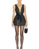Bronx Banco Bronx Banco Deep V-neck Sequin Mini Dress - 1