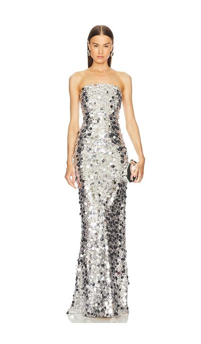 Bronx Banco Bronx Banco Farah Strapless Gown