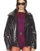 Bronx Banco Bronx Banco Faux Leather Croc Embossed Jacket - 2