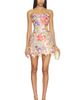 Bronx Banco Bronx Banco Floral 3d Jasmine Maraya Strapless Mini Dress - 1