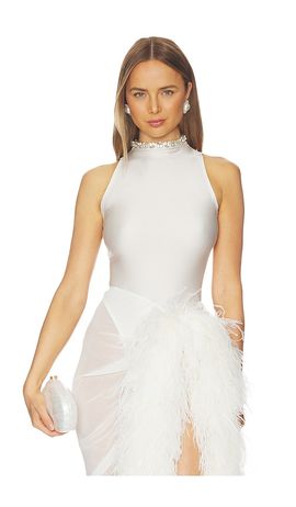 Bronx Banco Bronx Banco Gaia Blanc Mesh Bodysuit