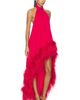 Bronx Banco Bronx Banco Halter Neck Feather Gown - 2