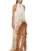 Bronx Banco Bronx Banco Madeline Zebra Halterneck Gown - 2