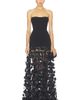Bronx Banco Bronx Banco Sleeveless 3D Embellished Gown - 1