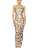 Bronx Banco Bronx Banco Strapless Embellished Maxi Dress - 1