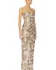 Bronx Banco Bronx Banco Strapless Embellished Maxi Dress - 2