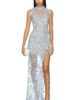 Bronx Banco Bronx Banco Tiffany Sequin Floral Maxi Dress - 1