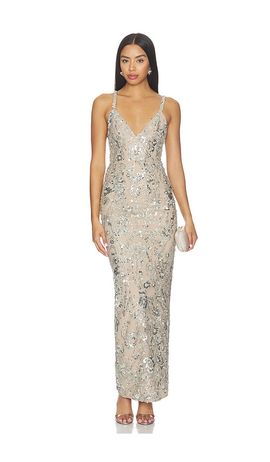 Bronx Banco Bronx Banco Venetian Allegra Maxi Dress