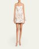 Bronx Banco Chloe Strapless Sequin Floral Corset Mini Dress - 2