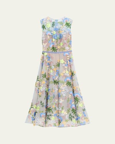 saba midi dress bronx and banco Bronx and Banco Saba Blanc Applique Midi Dress Aus 8 US 4 Small