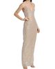 Bronx Banco Women's Allegra Sequin V-Neck Sleeveless Gown - 4