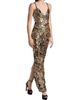 Bronx Banco Women's Allegra Sequined Sleeveless V-Neck Gown - 2