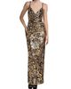 Bronx Banco Women's Allegra Sequined Sleeveless V-Neck Gown - 3