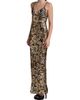 Bronx Banco Women's Allegra Sequined Sleeveless V-Neck Gown - 4