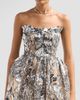 Bronx Banco Women's Chloe Sequined Floral Strapless Mini Dress - 5