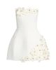 Bronx Banco Women's Estelle 3D Floral Strapless Minidress - 8