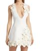 Bronx Banco Women's Estelle Crystal-Embellished Floral-Appliquéd Minidress - 3