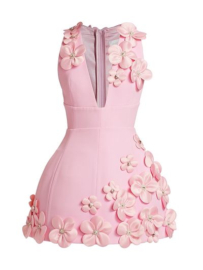 Bronx Banco Women's Estelle Floral Applique Minidress