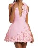 Bronx Banco Women's Estelle Floral Applique Minidress - 3