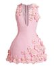 Bronx Banco Women's Estelle Floral Applique Minidress - 8
