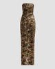 Bronx Banco Women's Farah Floral Sequin-Embellished Maxi Dress - 6