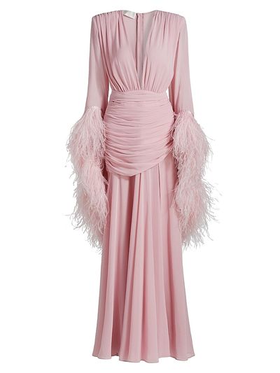 Bronx Banco Women's Geisha Feathered Gown