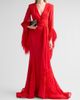 Bronx Banco Women's Geisha Ostrich Feather-Trim Gown - 2